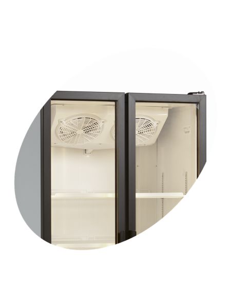 Armoire réfrigérée blanche sans canopy 535L - FS890H