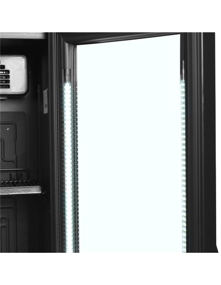 Armoire à boissons noire avec canopy 114L - FSC175HBLACK