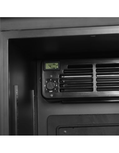 Armoire à boissons noire avec canopy 114L - FSC175HBLACK