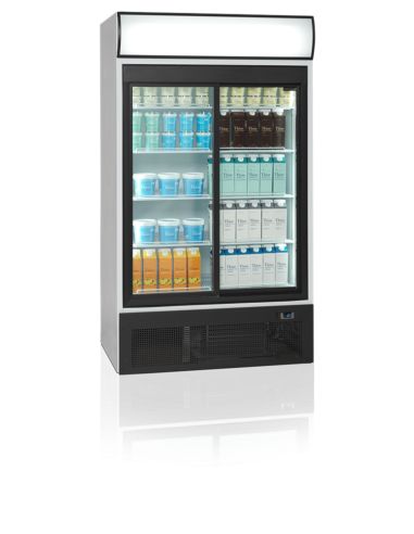 Armoire à boissons double avec portes coulissantes et canopy 710L - FSC1950S