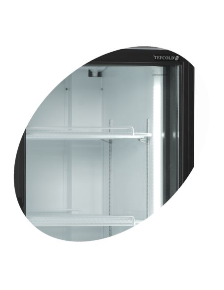 Armoire à boissons double avec portes coulissantes et canopy 710L - FSC1950S