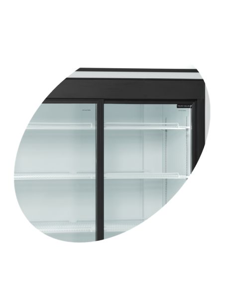Armoire à boissons double avec portes coulissantes et canopy 710L - FSC1950S