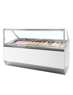 Vitrine de présentation glacier vitre droite - L 2156 mm - MILLENNIUMST24