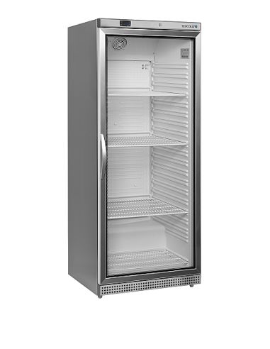 Armoire réfrigérée vitrée inox sans canopy 570L - UR600SG