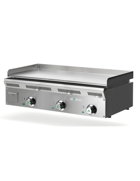 Plancha électrique ECO-LINE en CHROME - L900 | Mainho