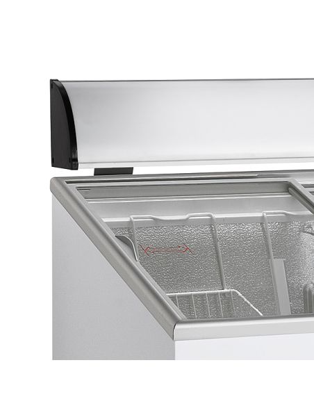 Congélateur de crème glacée 105 L - Couvercle battant vitré - ST160