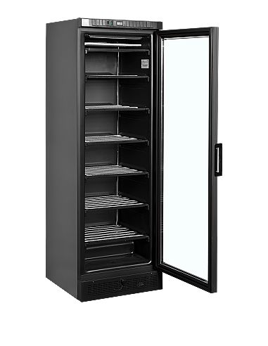 Armoire congélateur noire porte vitrée sans canopy - 270 L - UFSC371GBLACK