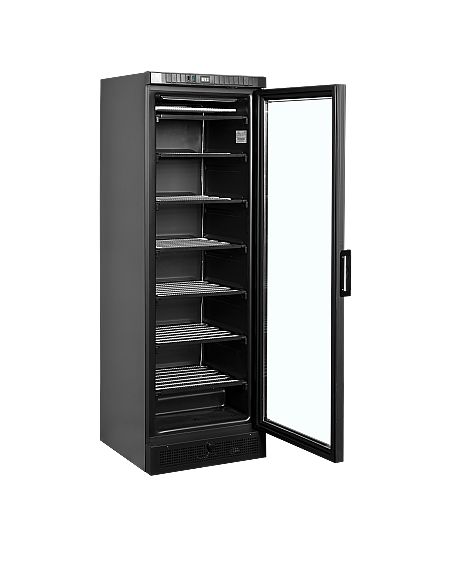Armoire congélateur noire porte vitrée sans canopy - 270 L - UFSC371GBLACK
