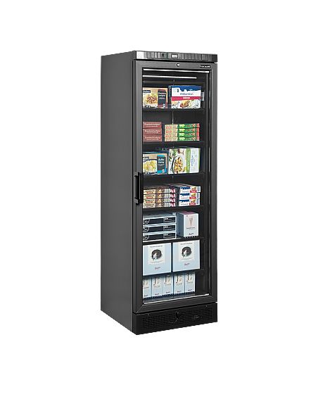 Armoire congélateur noire porte vitrée sans canopy - 270 L - UFSC371GBLACK