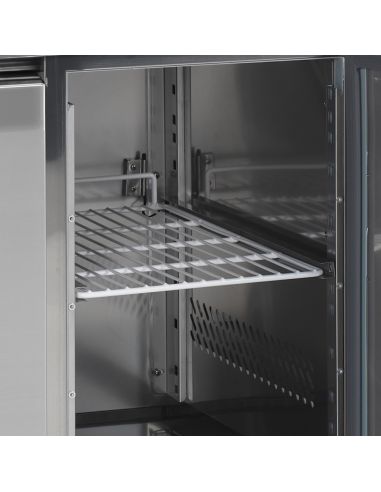 Table réfrigérée centrale négative GN 1/1 profondeur 700 - 4 portes - CF7410/-SP