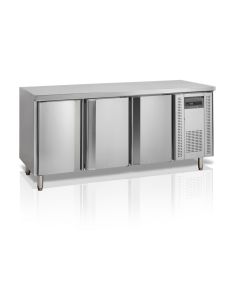 Table réfrigérée centrale positive GN 1/1 profondeur 700 - 3 portes - CK7310/-SP