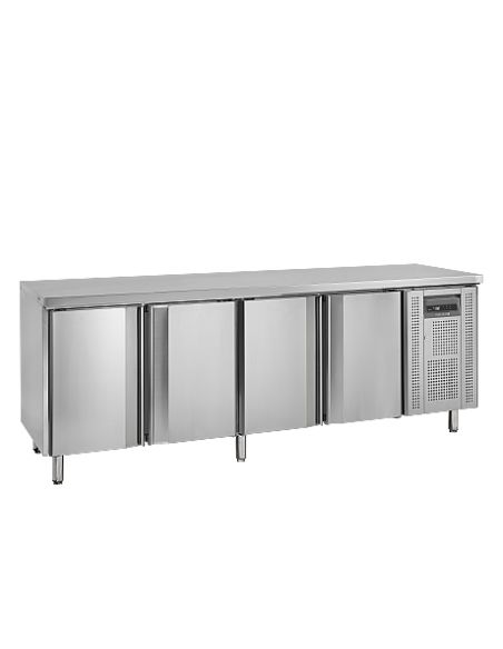 Table réfrigérée centrale positive profondeur 600 - 4 portes - SK6410