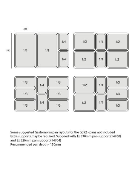 Saladette réfrigérée à capot télescopique - 2 portes GN 1/1 - GS92