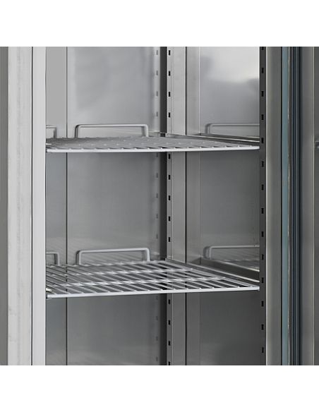 Armoire réfrigérée vitrée positive inox froid ventilé - 1325 L - RK1420G
