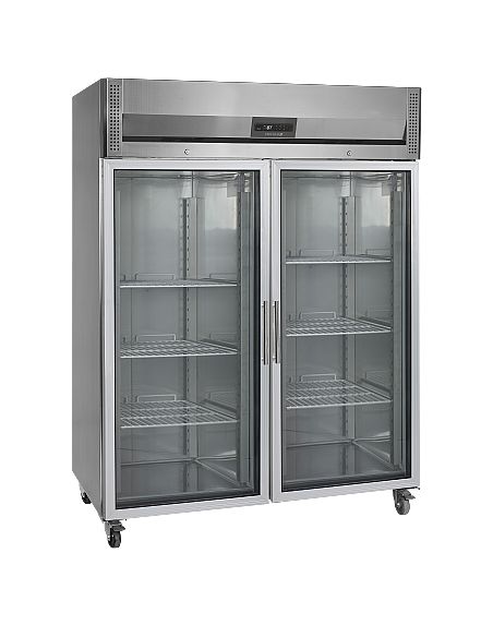 Armoire réfrigérée vitrée positive inox froid ventilé - 1325 L - RK1420G
