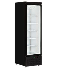 Armoire réfrigérée vitrée noire 460 L - AtomMaxiC1DB