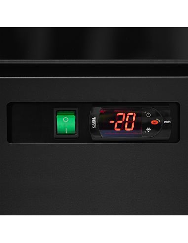 Armoire congélateur noire 2 portes vitrées - 702 L - AtomMaxiF2DB