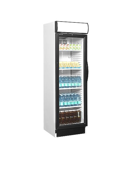 Armoire à boissons blanche et noire avec canopy 347 L - CEV425CP2LEDL/H