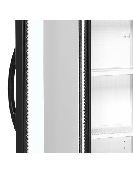 Armoire à boissons blanche et noire avec canopy 347 L - CEV425CP2LEDL/H