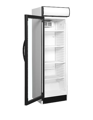 Armoire à boissons blanche et noire avec canopy 347 L - CEV425CP2LEDL/H