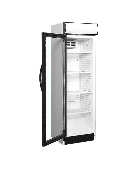 Armoire à boissons blanche et noire avec canopy 347 L - CEV425CP2LEDL/H