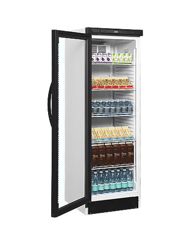 Armoire à boissons blanche et noire, charnières côté gauche 347 L - CEV4251LEDL/H