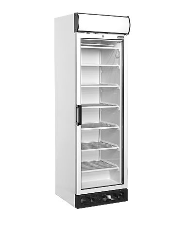 Armoire congélateur blanche porte vitrée avec canopy - 270 L - UFFS371GCP