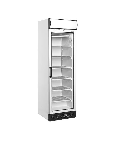 Armoire congélateur blanche porte vitrée avec canopy - 270 L - UFFS371GCP