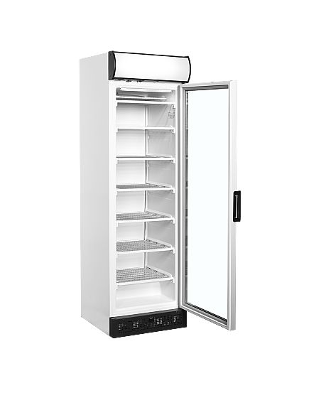 Armoire congélateur blanche porte vitrée avec canopy - 270 L - UFFS371GCP