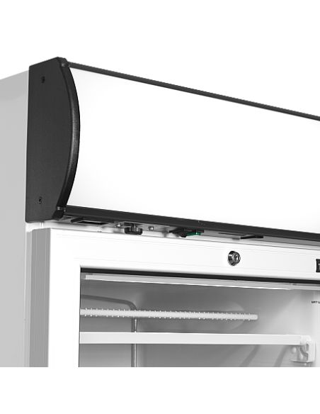 Armoire congélateur blanche porte vitrée avec canopy - 270 L - UFFS371GCP