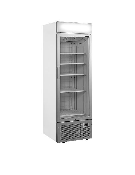 Armoire congélateur grise porte vitrée - 440 L - UFSC1450GCPNFSilver