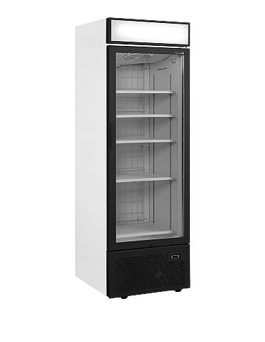 Armoire congélateur noire porte vitrée - 440 L - UFSC1450GCPNF
