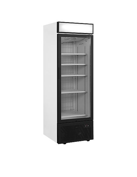 Armoire congélateur noire porte vitrée - 440 L - UFSC1450GCPNF