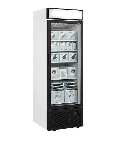 Armoire congélateur noire porte vitrée - 440 L - UFSC1450GCPNF