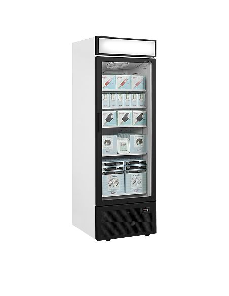 Armoire congélateur noire porte vitrée - 440 L - UFSC1450GCPNF