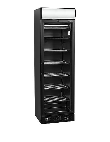 Armoire congélateur noire porte vitrée avec canopy - 270 L - UFSC371GCPBlack
