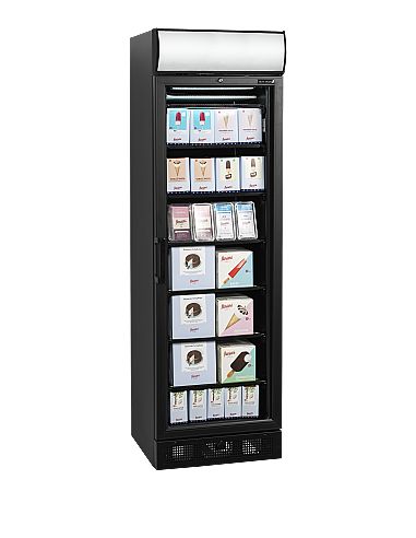 Armoire congélateur noire porte vitrée avec canopy - 270 L - UFSC371GCPBlack