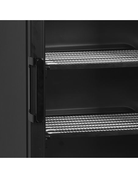 Armoire congélateur noire porte vitrée avec canopy - 270 L - UFSC371GCPBlack