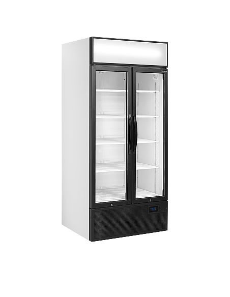 Armoire réfrigérée 2 portes vitrées battantes avec canopy 535 L - FSC891S