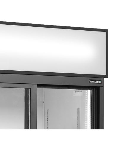 Armoire réfrigérée 2 portes vitrées coulissantes avec canopy 462 L - FSC891S