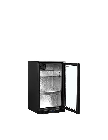 Arrière bar une porte vitrée et clayettes blanches - 105 litres - DB106H