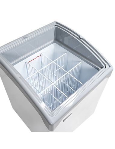 Congélateur de crème glacée 115 L - Bombé coulissant vitré - NIC101SCEB