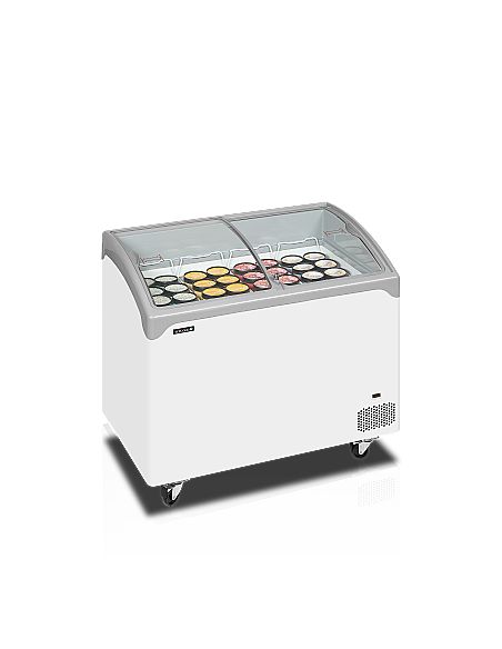 Congélateur de crème glacée 218 L - Bombé coulissant vitré - NIC301SCEB