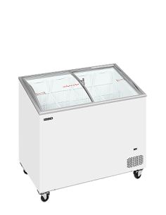 Congélateur de crème glacée 230 L - Bombé coulissant vitré - IC301SCEB