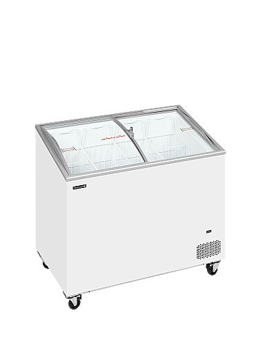 Congélateur de crème glacée 230 L - Bombé coulissant vitré - IC301SCEB