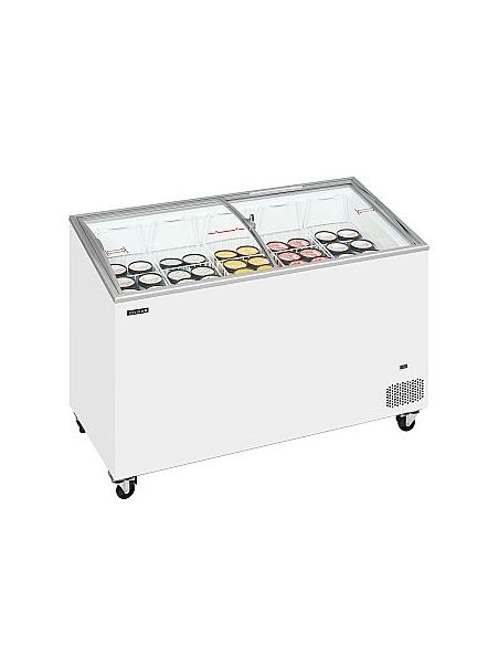 Congélateur de crème glacée 325 L - Bombé coulissant vitré - IC401SCEB