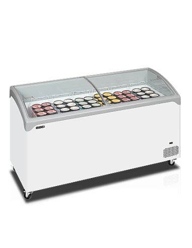 Congélateur de crème glacée 367 L - Bombé coulissant vitré - NIC501SCEB