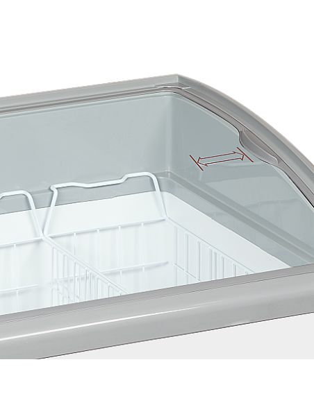 Congélateur de crème glacée 367 L - Bombé coulissant vitré - NIC501SCEB
