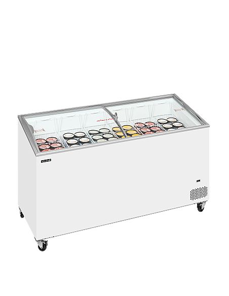 Congélateur de crème glacée 398 L - Bombé coulissant vitré - IC501SCEB
