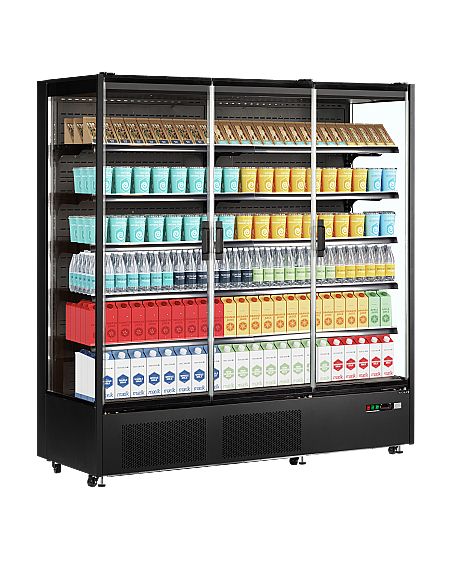 Vitrine réfrigérée murale libre service pour supermarché - 1147 L - PC1870B